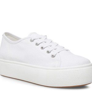 Steve Madden White Platform Sneakers